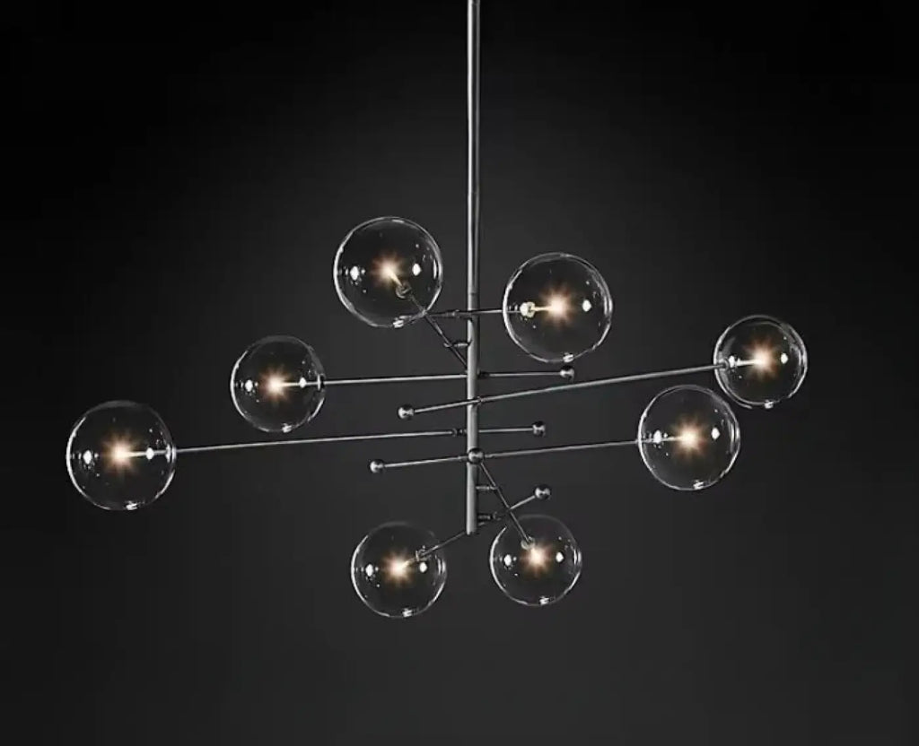Suspension en Laiton Doré à Sphères | Halo