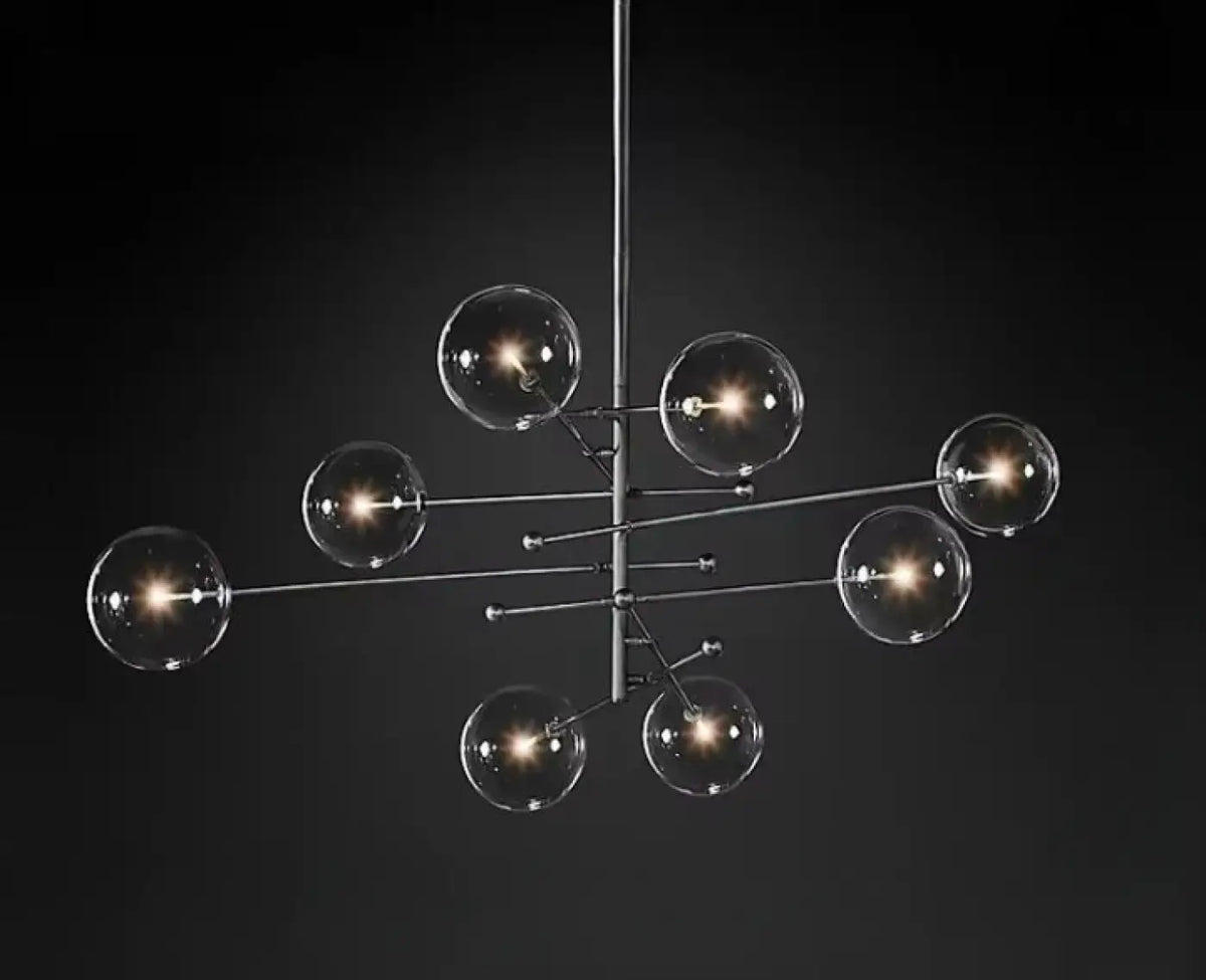 Suspension en Laiton Doré à Sphères | Halo