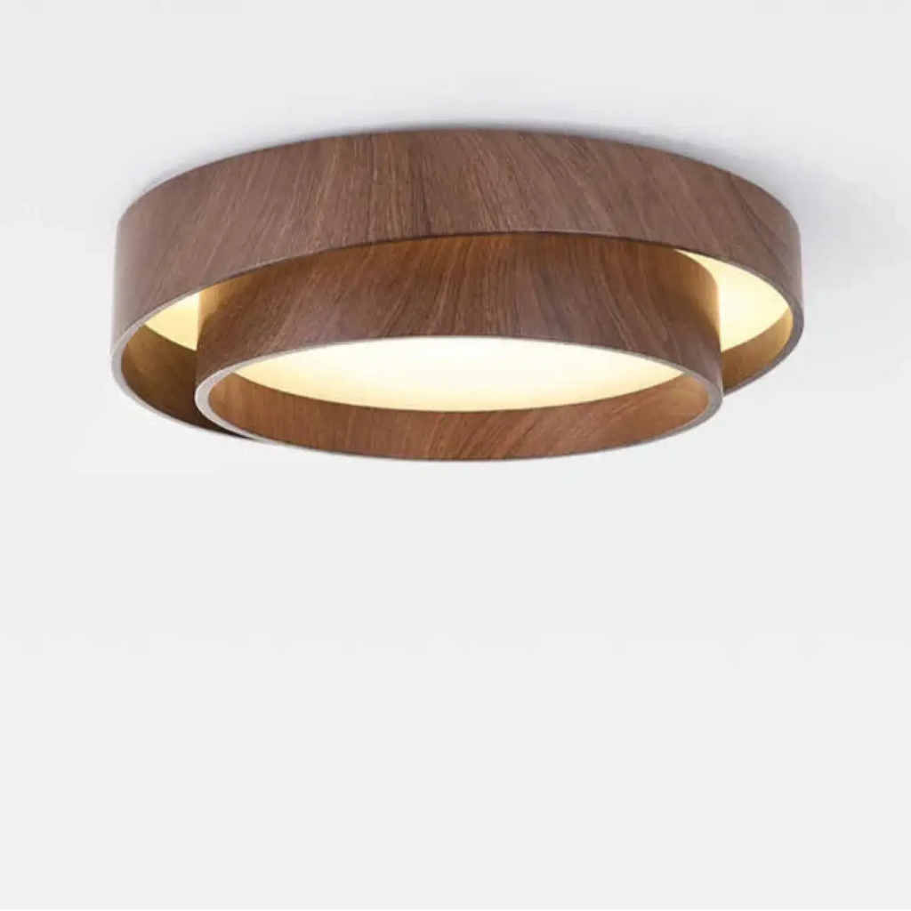 Plafonnier Rond en Bois | Celi