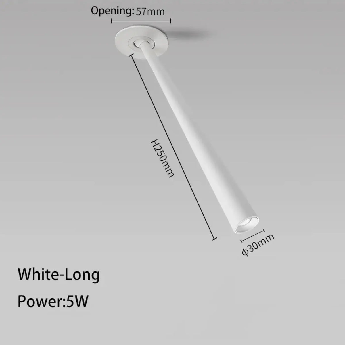 Plafonnier Spot LED Encastré Blanc ou Noir | Hata