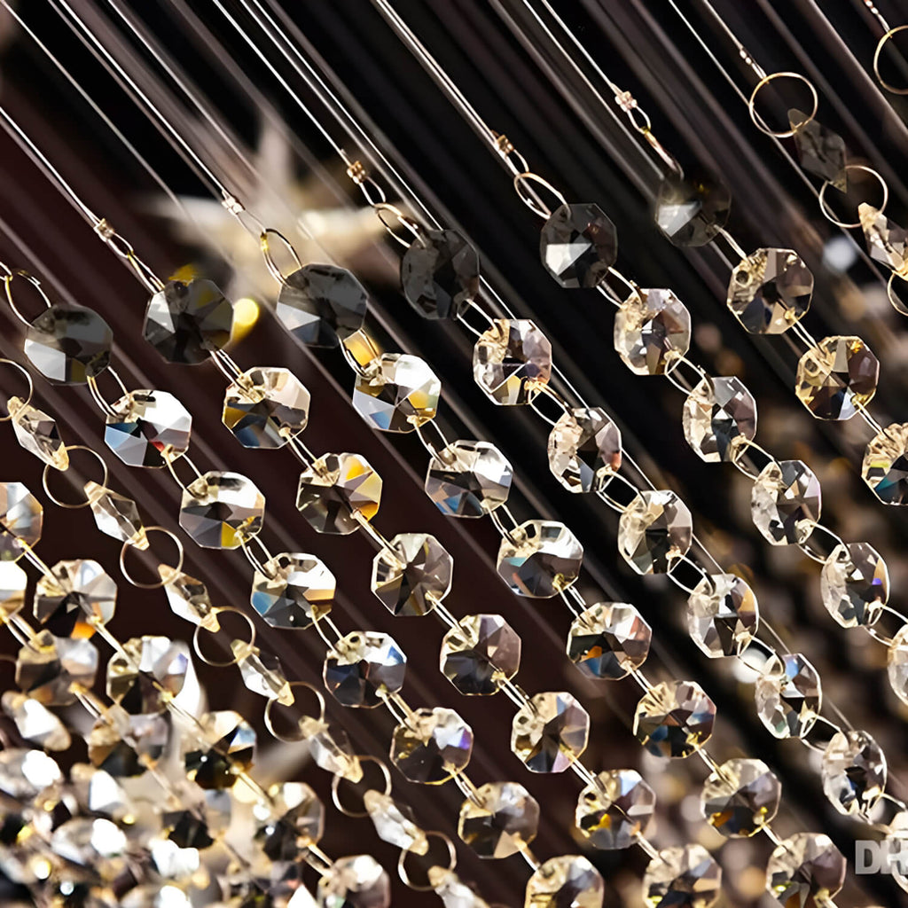 Lustre Pluie Cristal Spirale | Relo