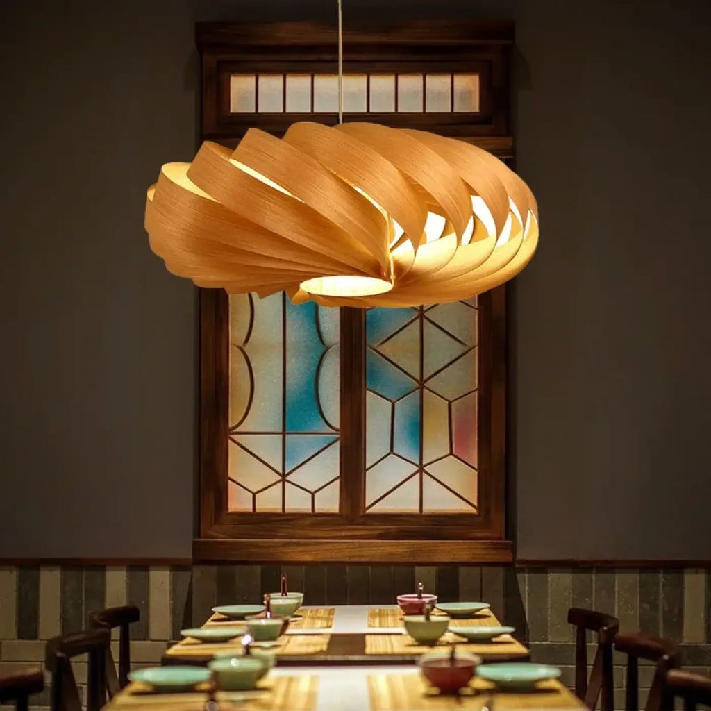 Lampe Suspendue en Bois à Globes | Ili