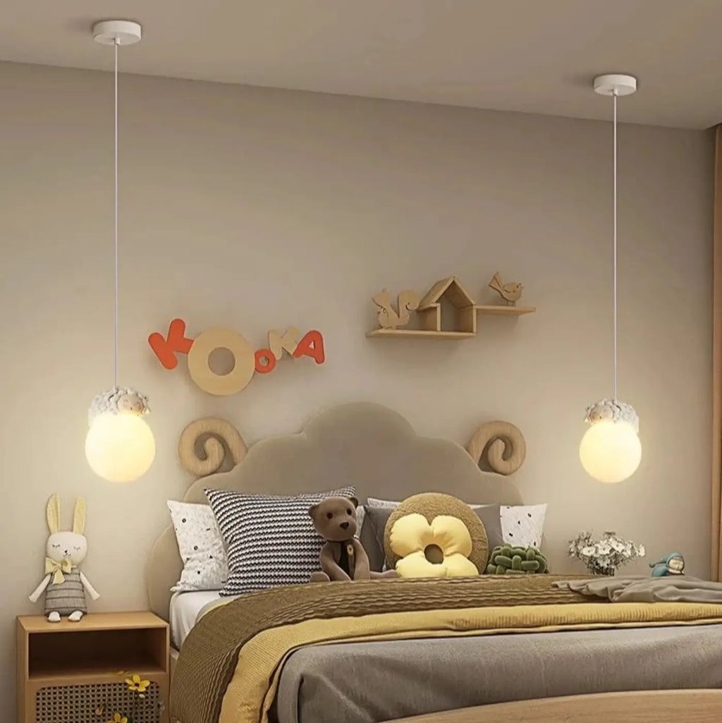 Lampe Suspendue Boules Animaux | Rilo