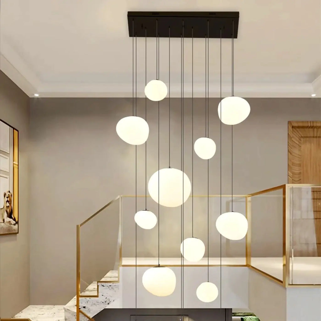 Lampe Suspendue Cascade à Boules Lumineuses | Sila