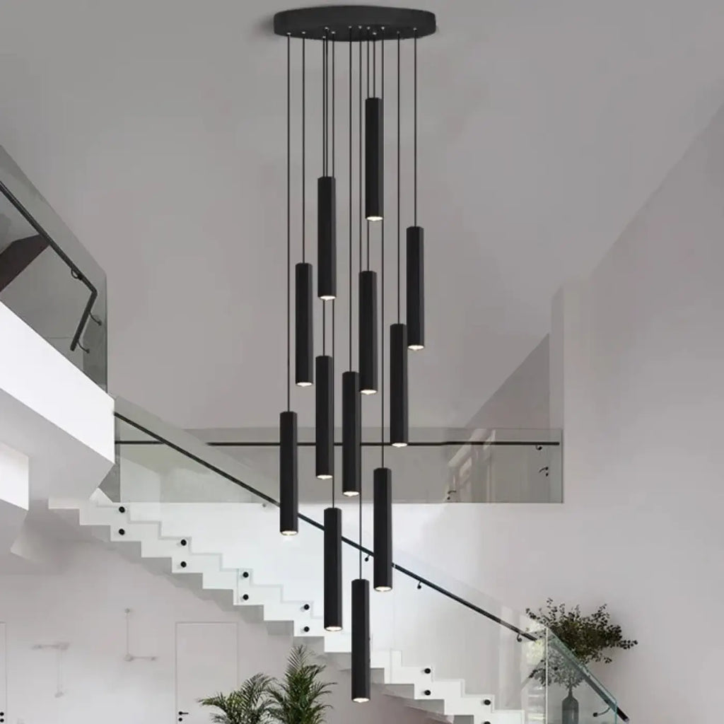 Suspension Cascade Cylindres Noirs | Jana