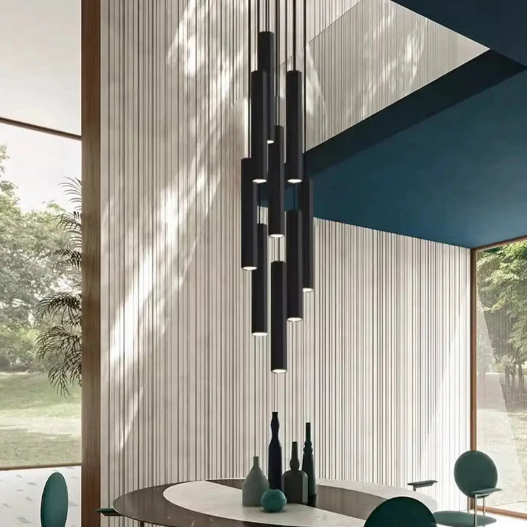 Suspension Cascade Cylindres Noirs | Jana