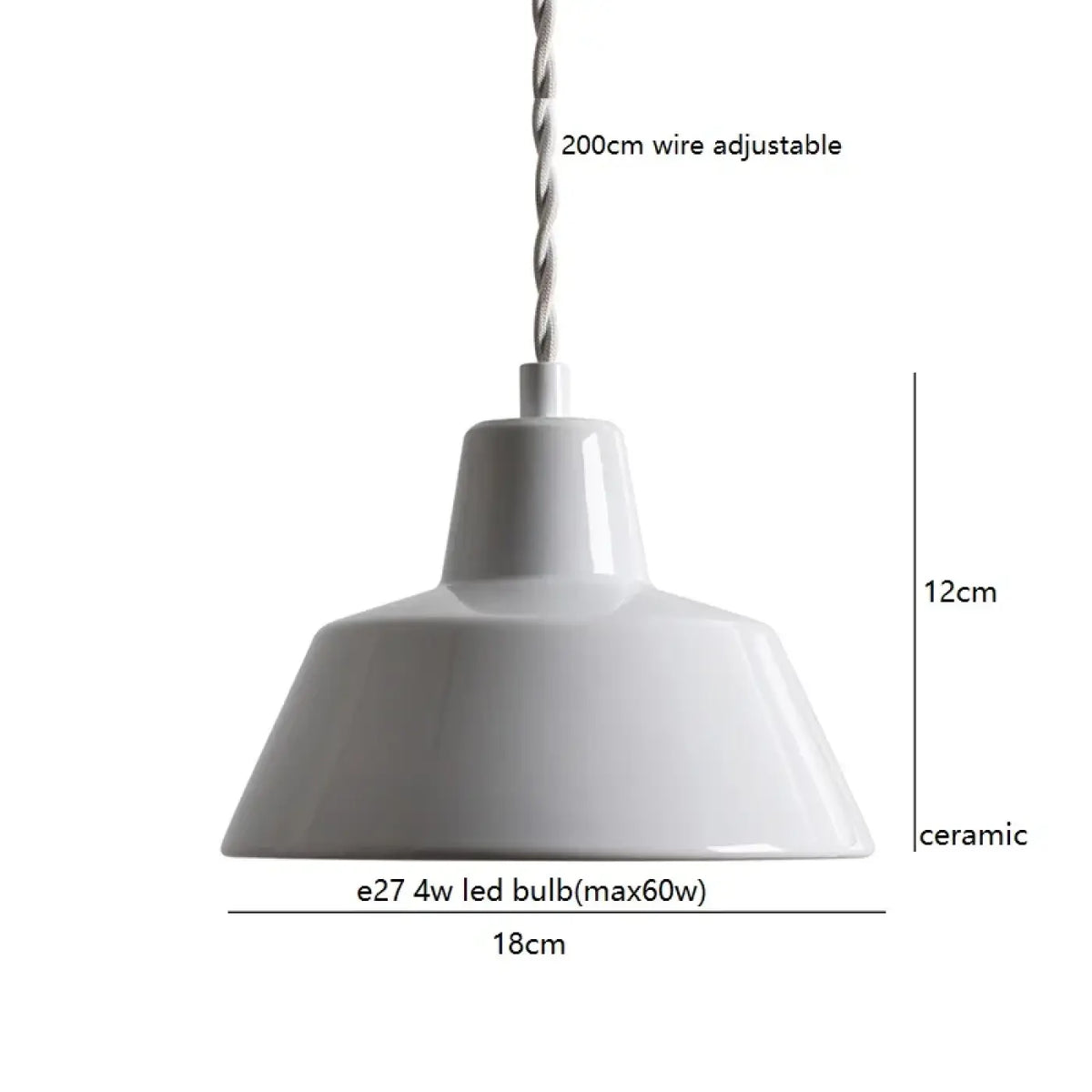 Suspension Céramique Atelier Minimaliste | Kali