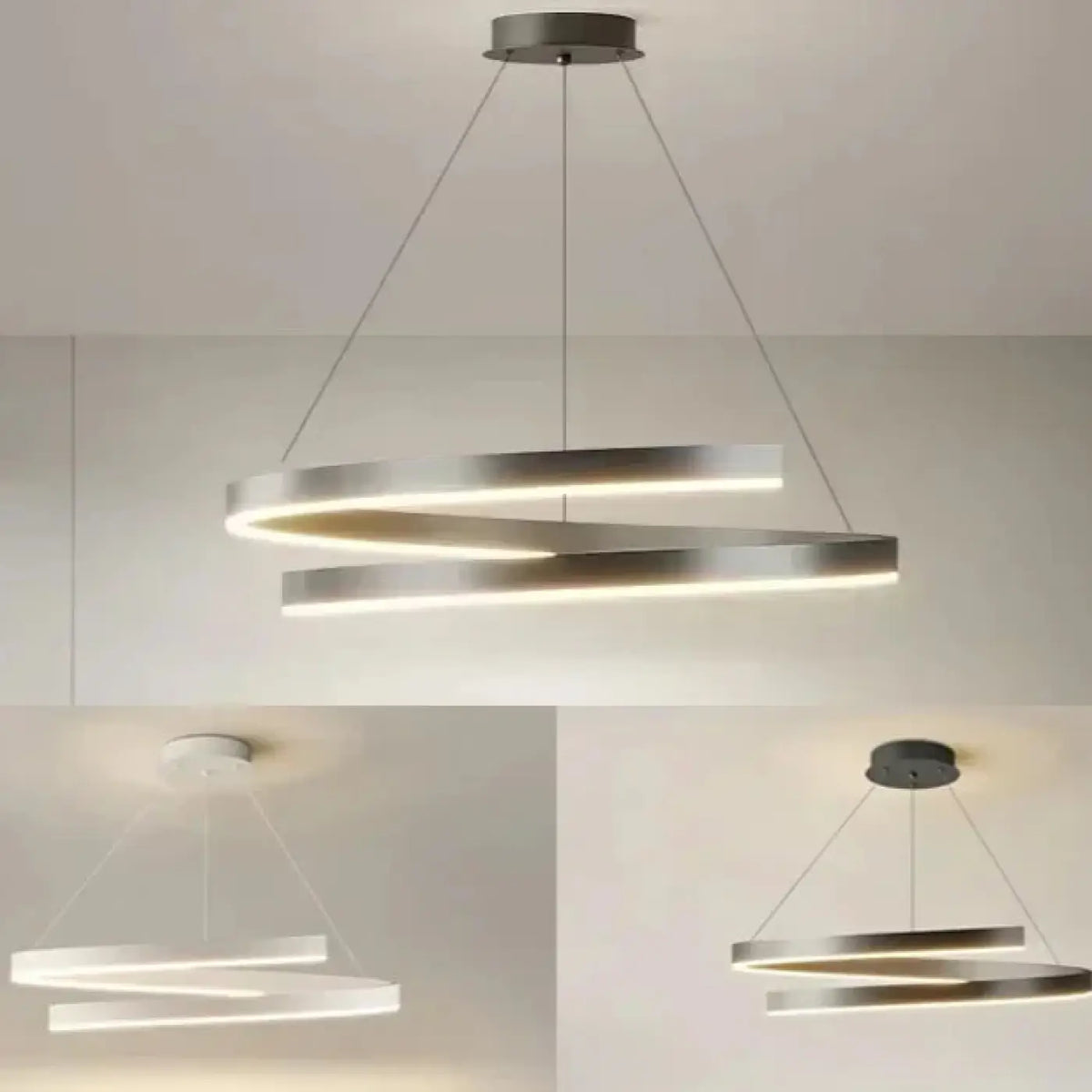 Lampe Suspendue LED à Anneaux Lumineux | Eli