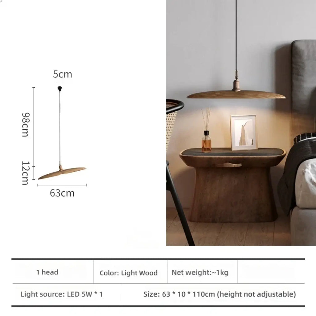 Lampe Suspendue Zen en Bois Naturel | Gasa