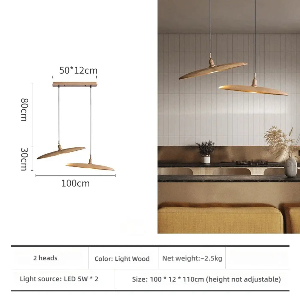 Lampe Suspendue Zen en Bois Naturel | Gasa