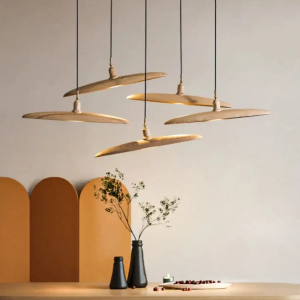 Lampe Suspendue Zen en Bois Naturel | Gasa