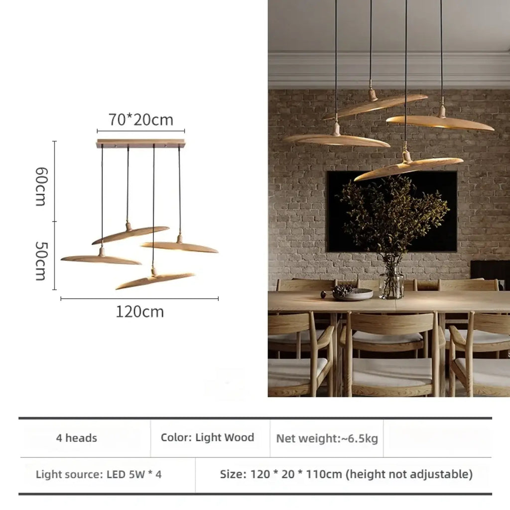 Lampe Suspendue Zen en Bois Naturel | Gasa