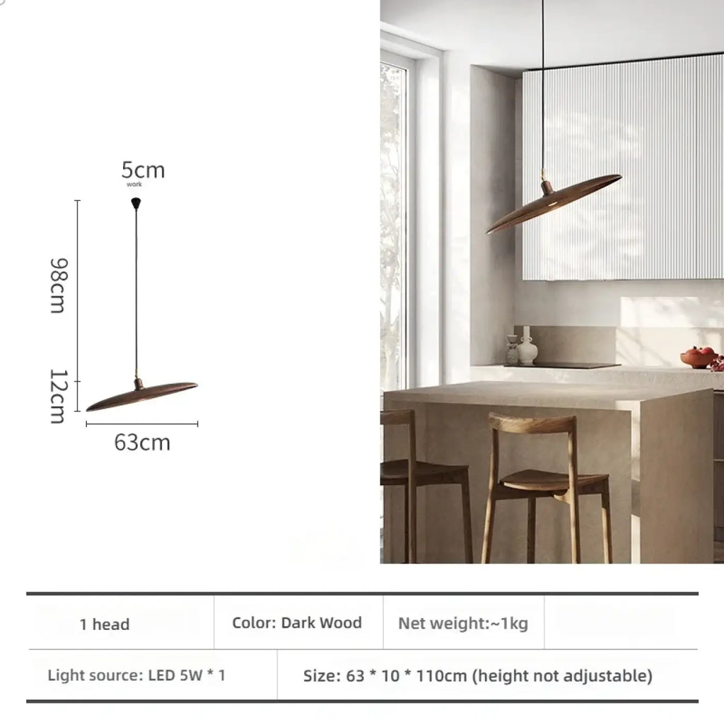 Lampe Suspendue Zen en Bois Naturel | Gasa
