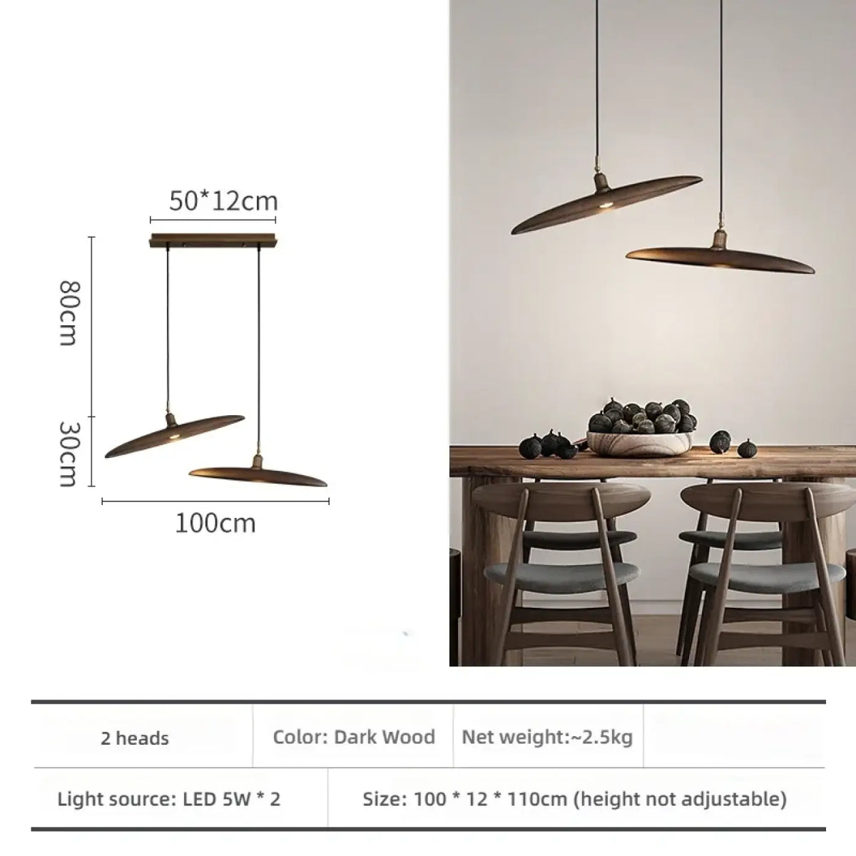 Lampe Suspendue Zen en Bois Naturel | Gasa
