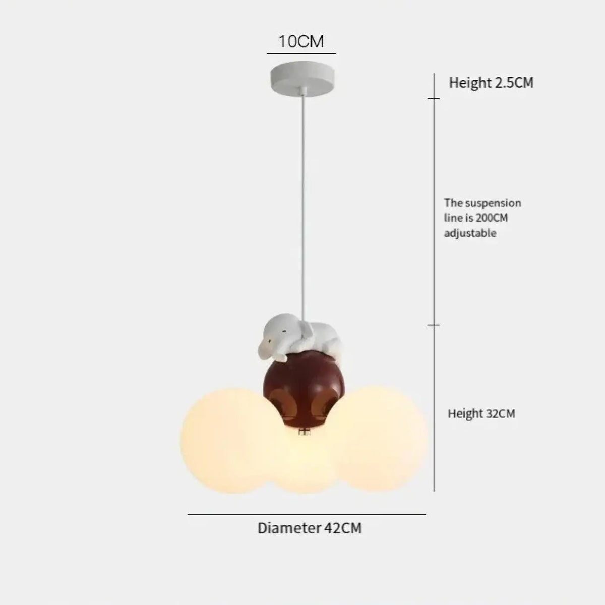 Lampe Suspendue Nuage Décorative | Lisa