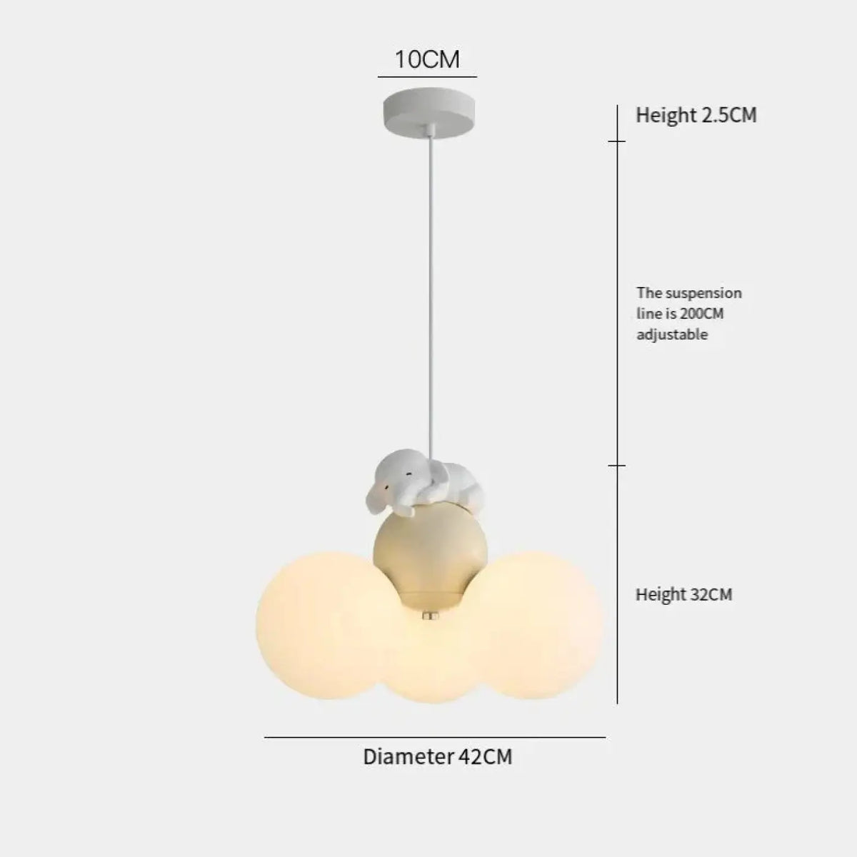 Lampe Suspendue Nuage Décorative | Lisa