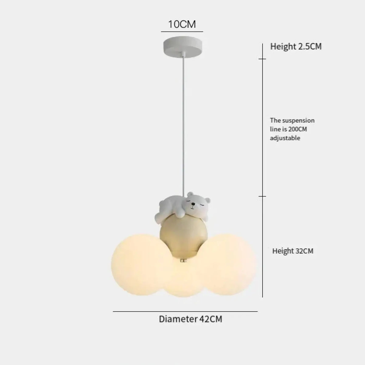 Lampe Suspendue Nuage Décorative | Lisa