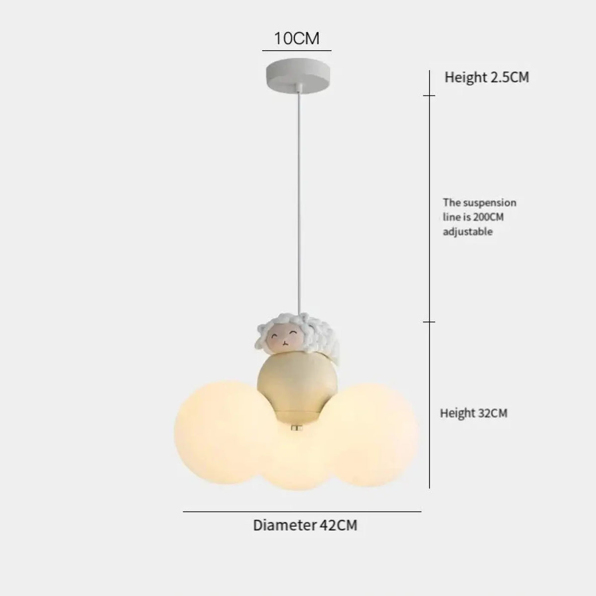 Lampe Suspendue Nuage Décorative | Lisa