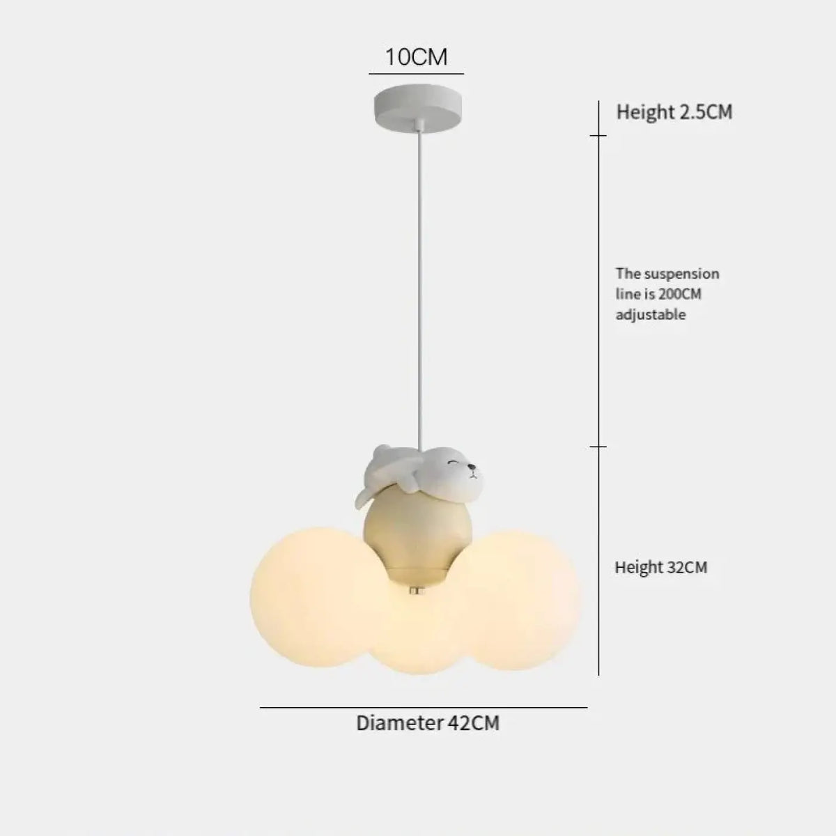 Lampe Suspendue Nuage Décorative | Lisa