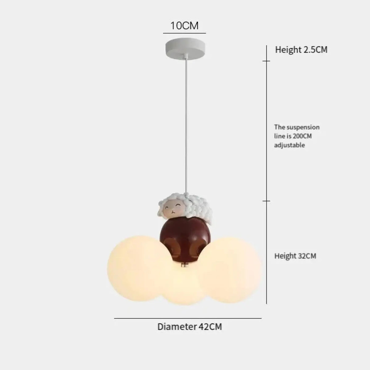 Lampe Suspendue Nuage Décorative | Lisa