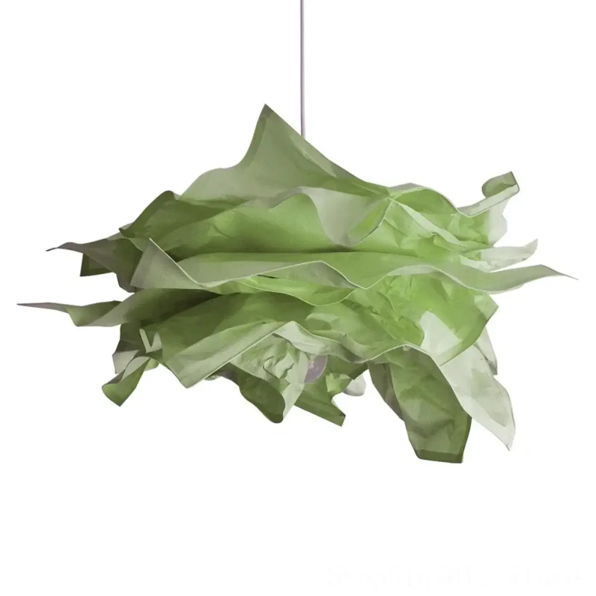 Suspension Artistique en Papier Froissé Multicolore | Jaka