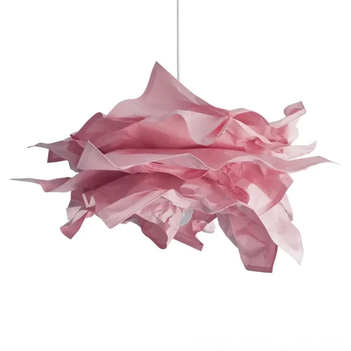Suspension Artistique en Papier Froissé Multicolore | Jaka