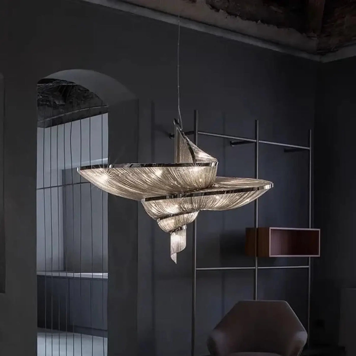 Suspension Cuivre Artistique Multicouches | Hamo