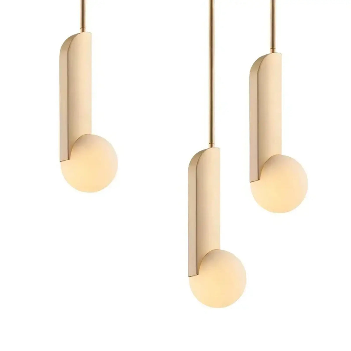 Suspension Dorée Minimaliste | Daka