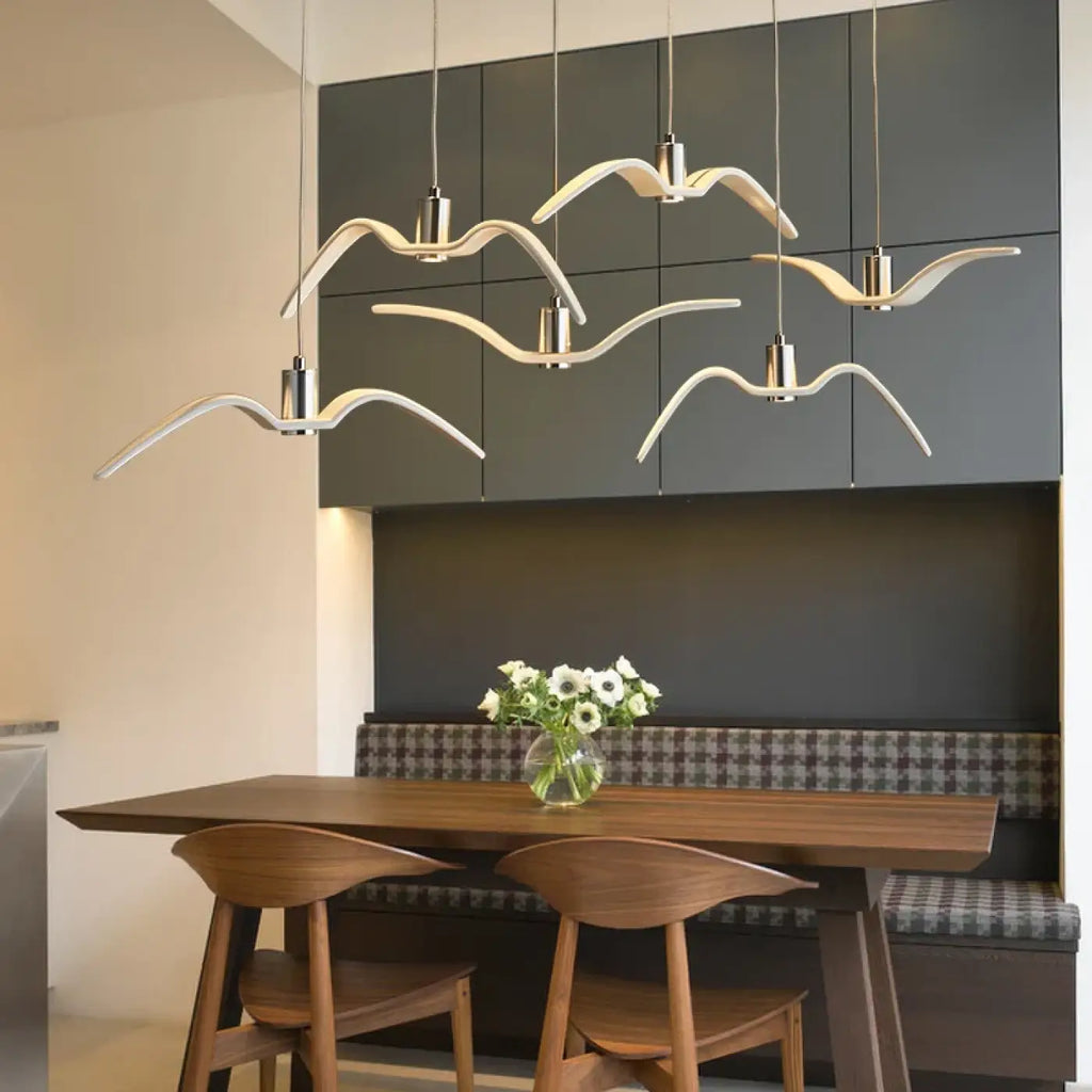 Lampe Suspendue Envol D’oiseaux Décorative | Damo