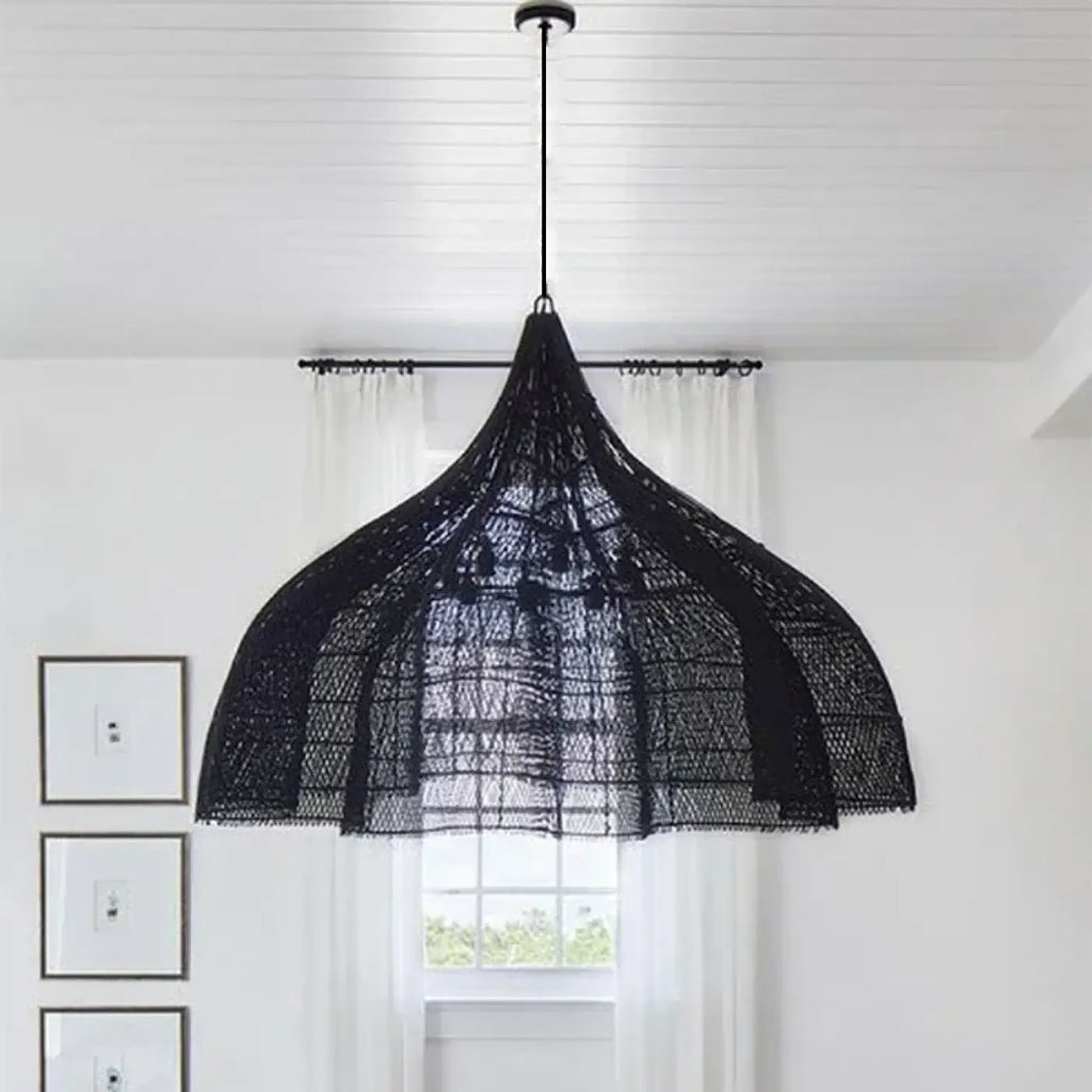 Lampe Suspendue Xxl en Filet Bohème | Yalo