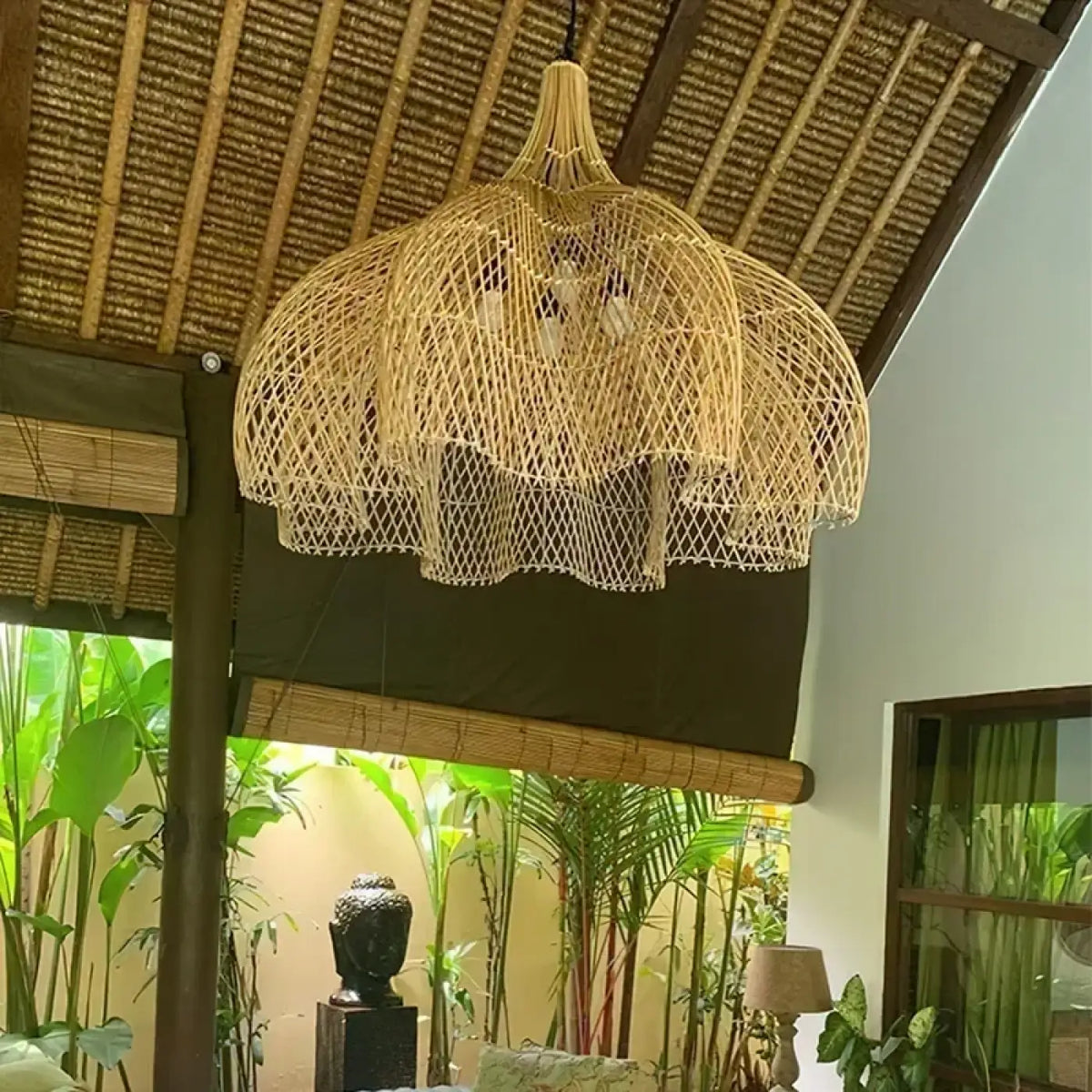 Lampe Suspendue Xxl en Filet Bohème | Yalo
