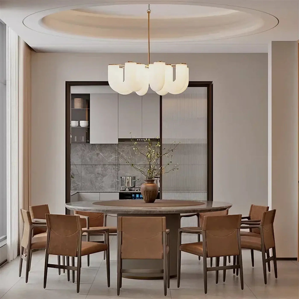 Lampe Suspendue en Laiton et Verre | Vina
