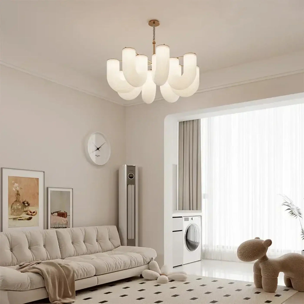 Lampe Suspendue en Laiton et Verre | Vina