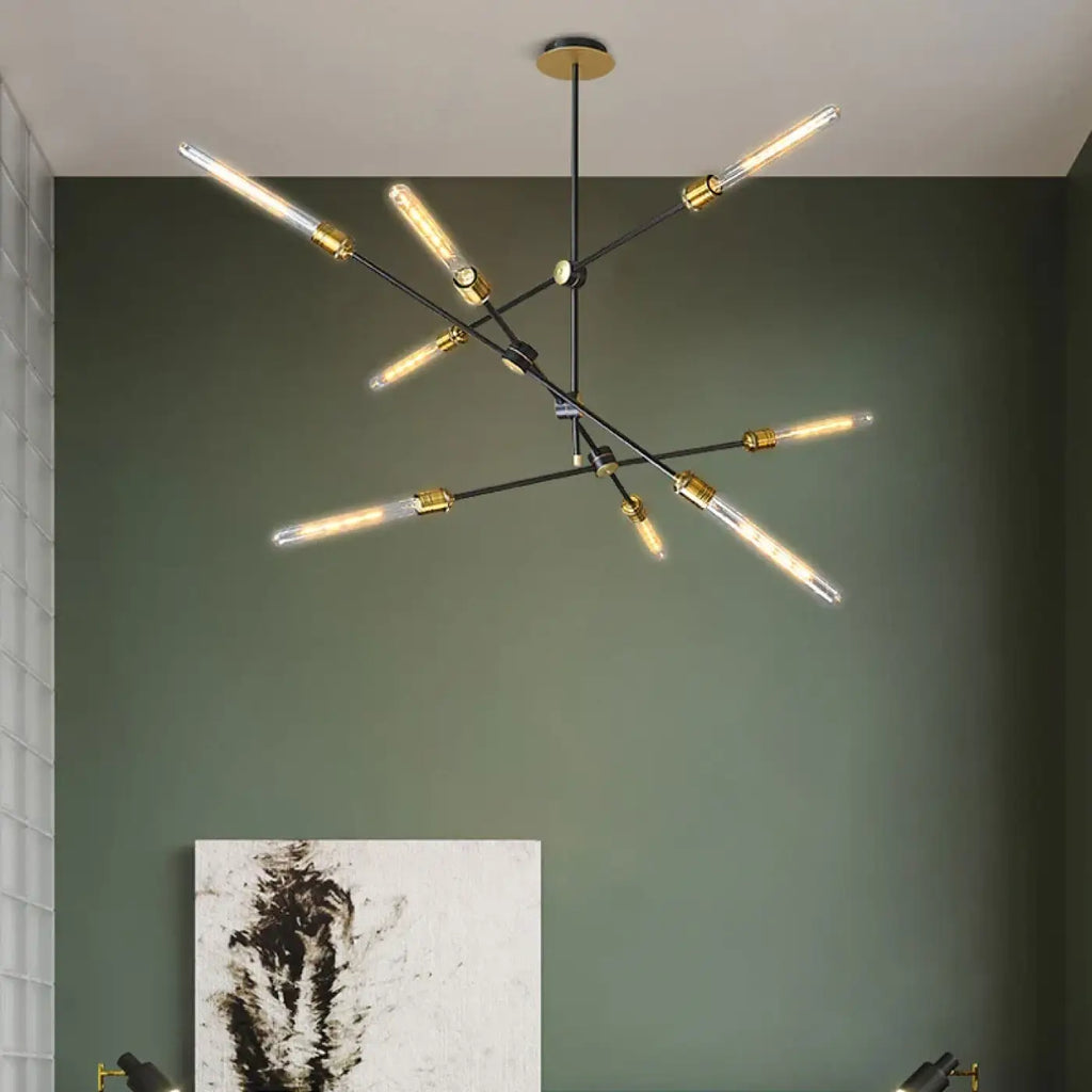 Lampe Suspendue Branches Sculptées Noires | Rova