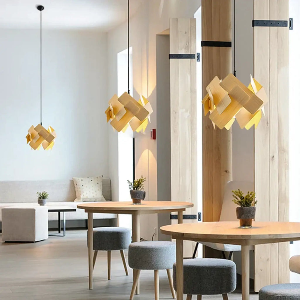 Lampe Suspendue Sculpturale LED Contemporaine | Fili