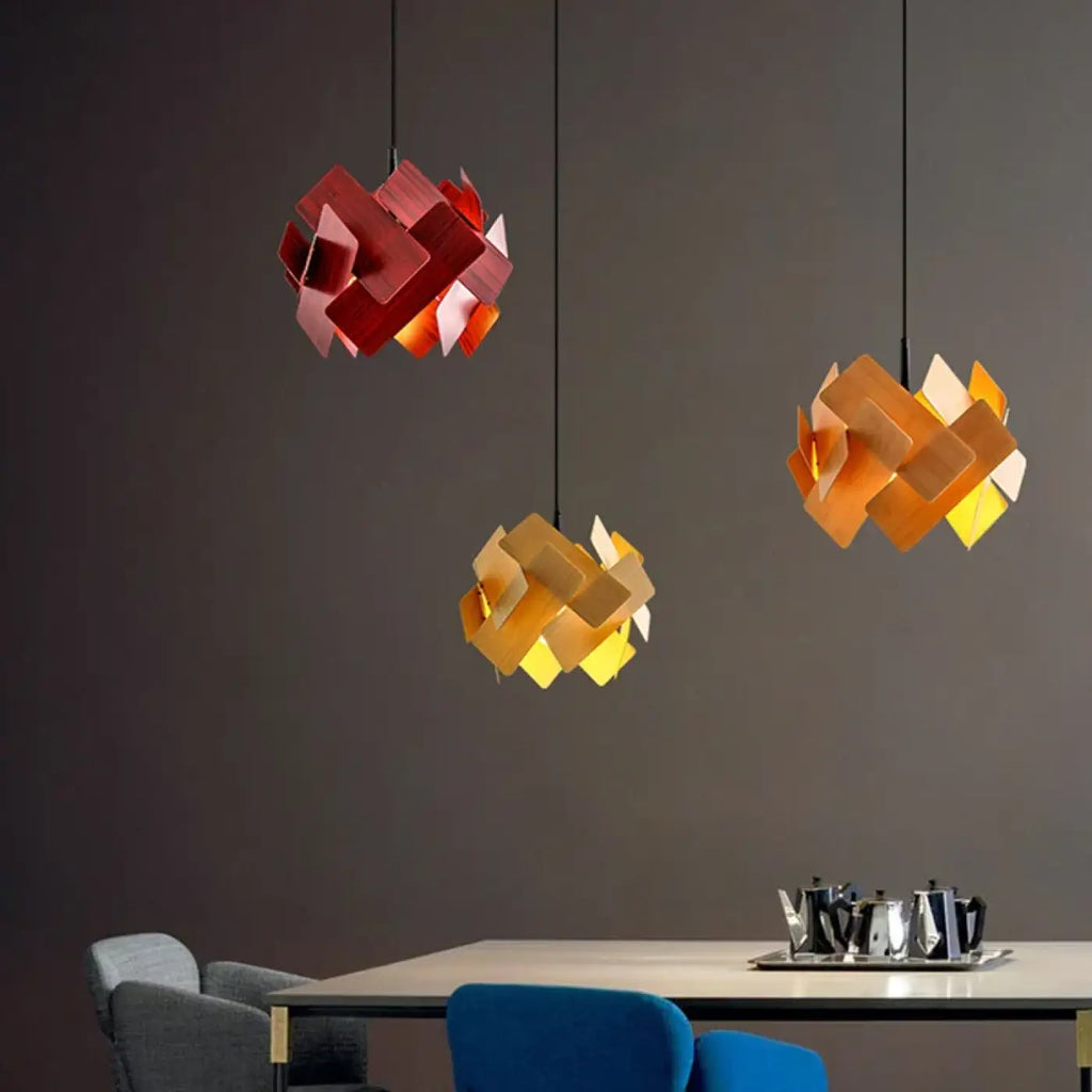 Lampe Suspendue Sculpturale LED Contemporaine | Fili