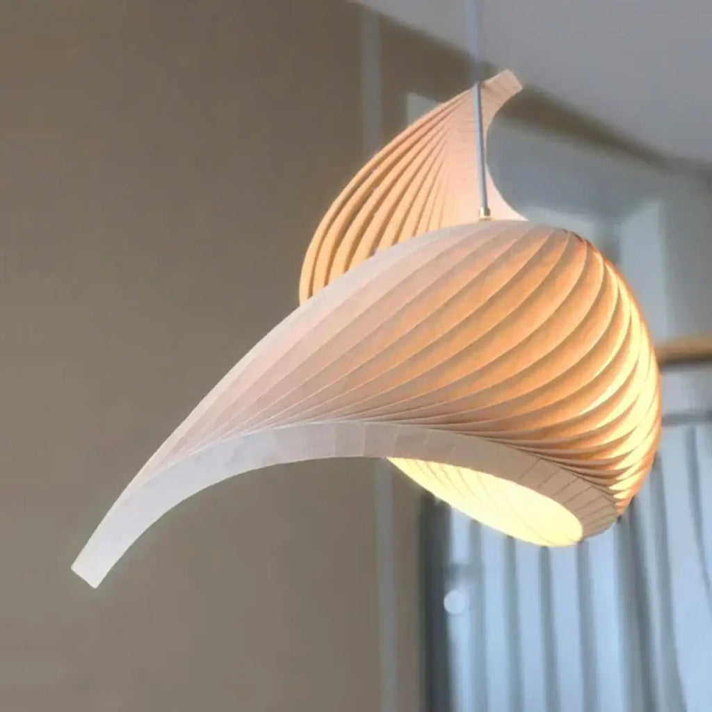 Lampe Suspendue Spirale Jaune Design | Celo