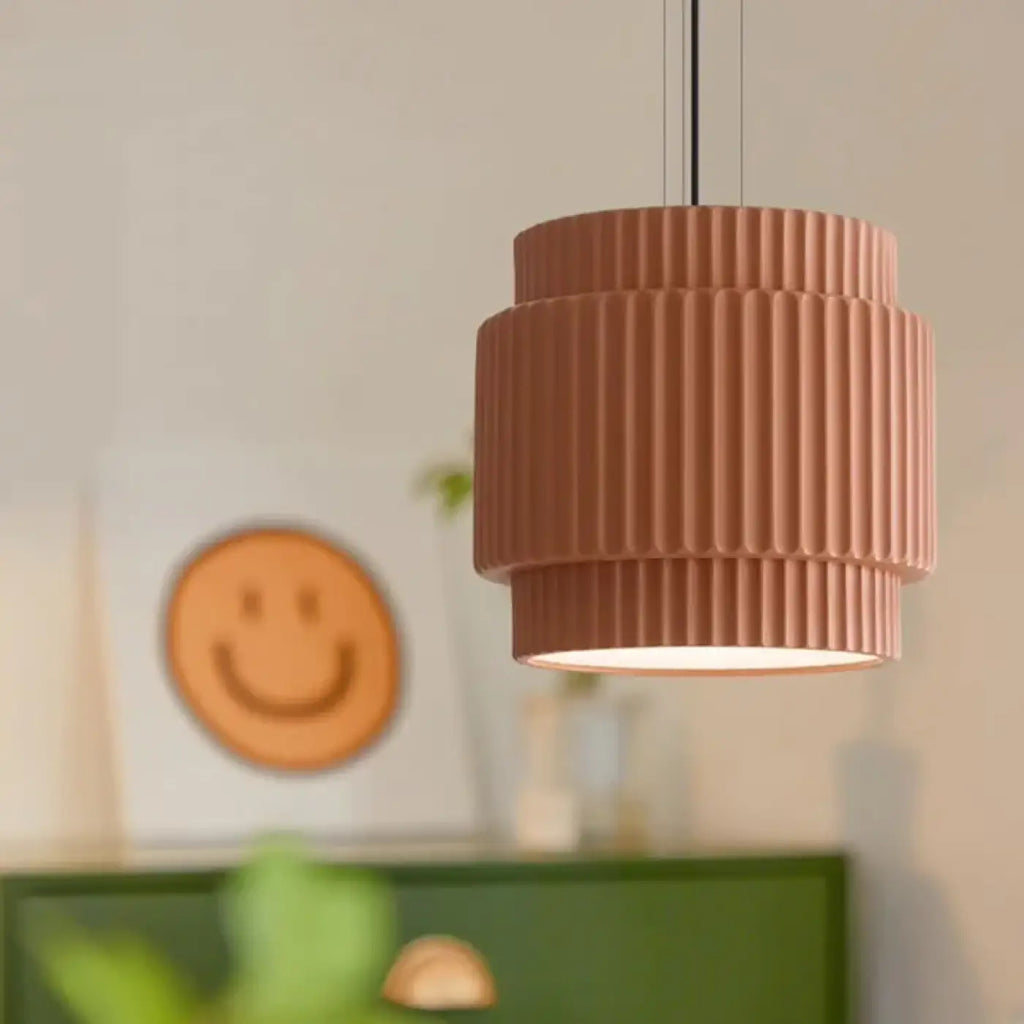 Lampe Suspendue Abat-jour Plissé | Viro