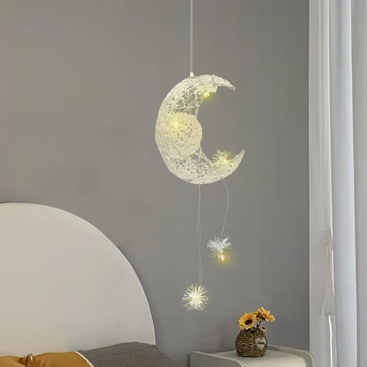 Lampe Suspendue Lune Étoilée | Vara