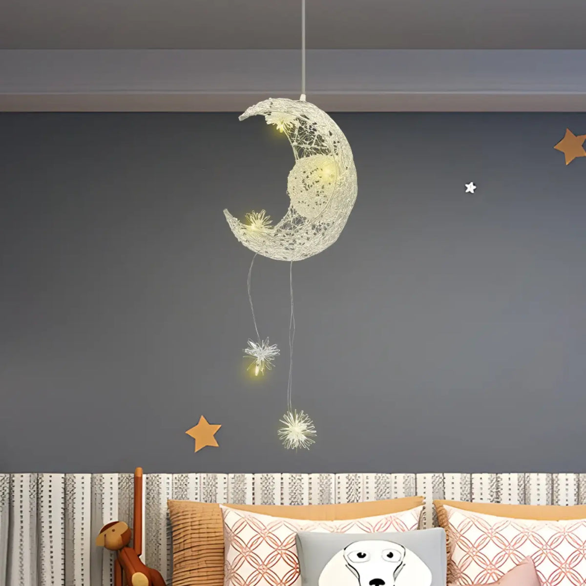 Lampe Suspendue Lune Étoilée | Vara