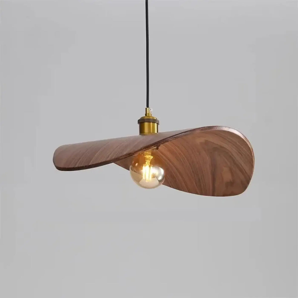 Suspension Feuilles en Bois Courbé Naturel | Rero
