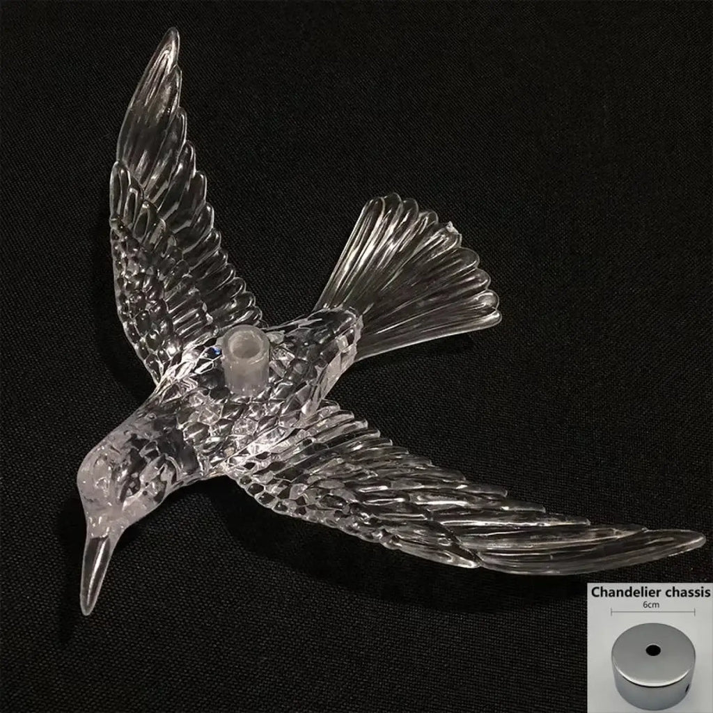 Lampe Suspendue Oiseaux en Verre | Pata