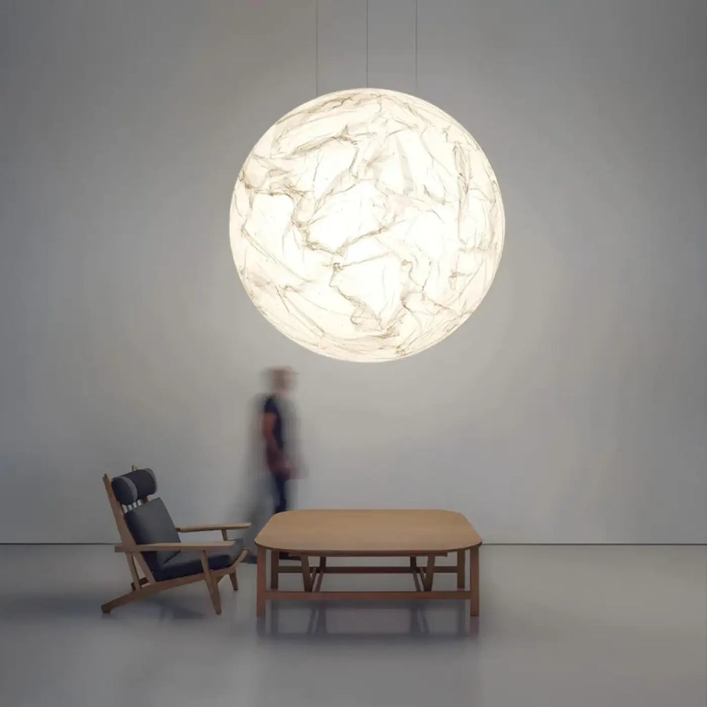 Lampe Suspendue Globe Marbré | Belo
