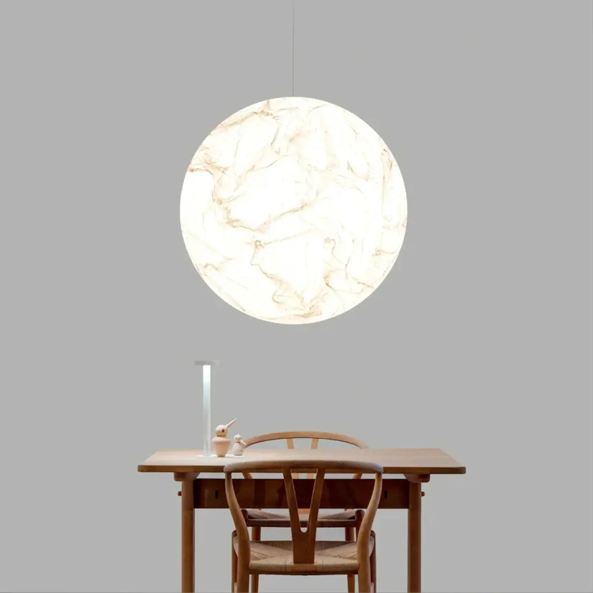 Lampe Suspendue Globe Marbré | Belo