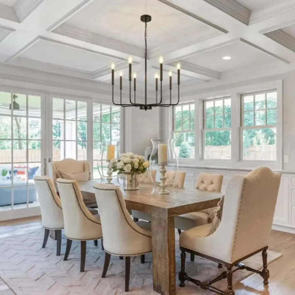 Suspension Chandelier Moderne en Laiton | Sika