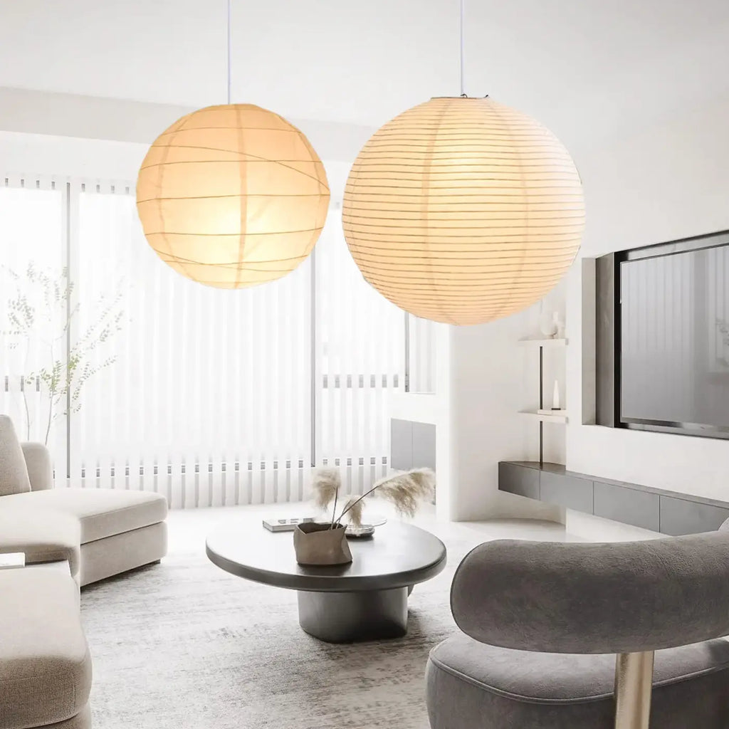 Lampe Suspendue Lanterne Japonaise Beige | Sera
