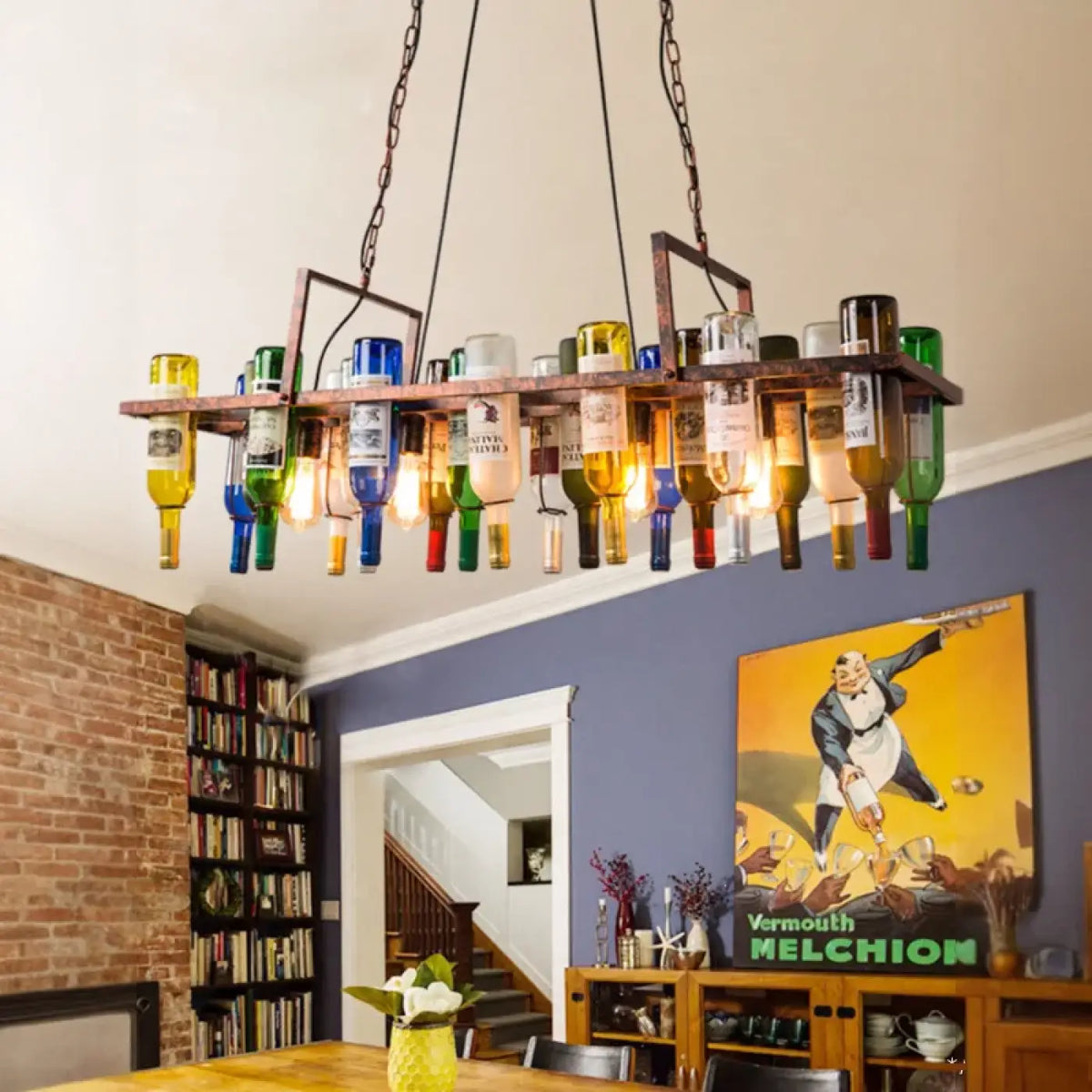 Lampe Suspendue Bouteilles Recyclées | Kova