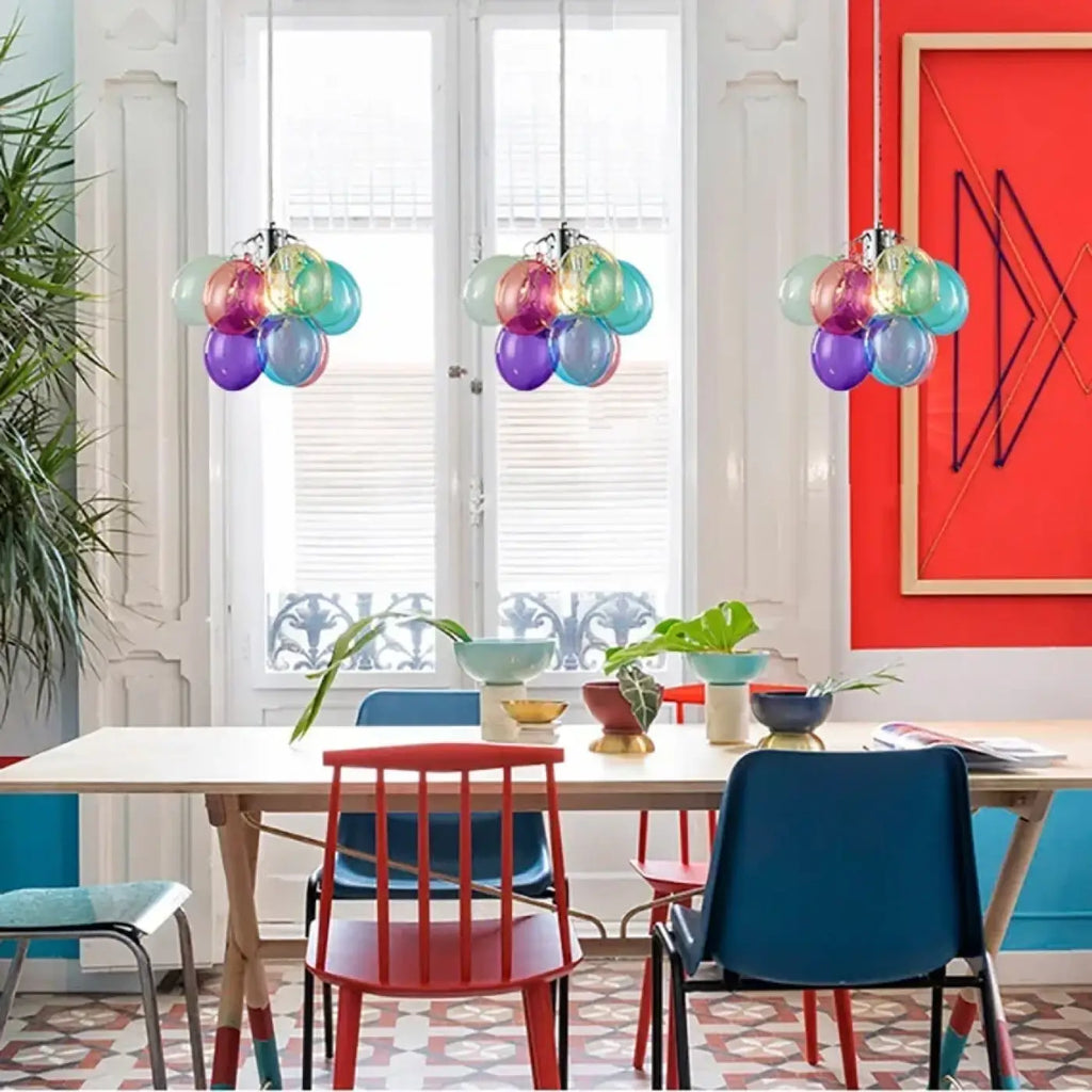 Lampe Suspendue en Verre Teinté | Cela