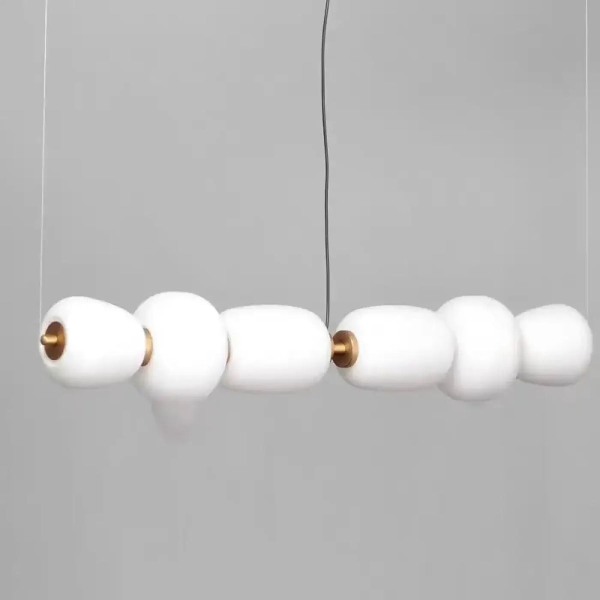 Suspension Boules de Verre et Laiton | Jasa
