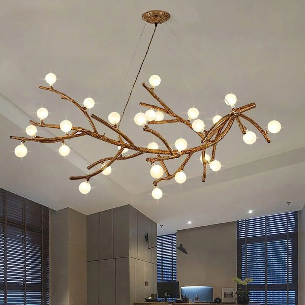 Lampe Suspendue Branche Naturelle en Bois | Varo